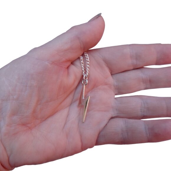 Lightning Bolt Necklace 3060 - Picture 7 of 7